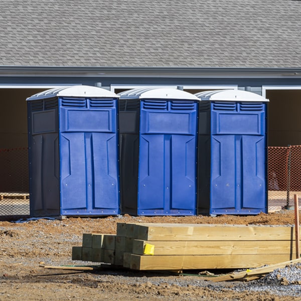 is there a specific order in which to place multiple portable toilets in Citrus Heights